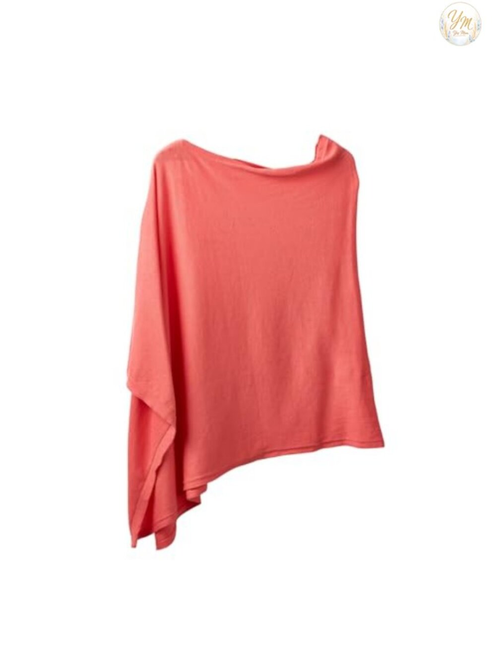 100% Cotton Colorblock Everyday Poncho Lightweight Wrap